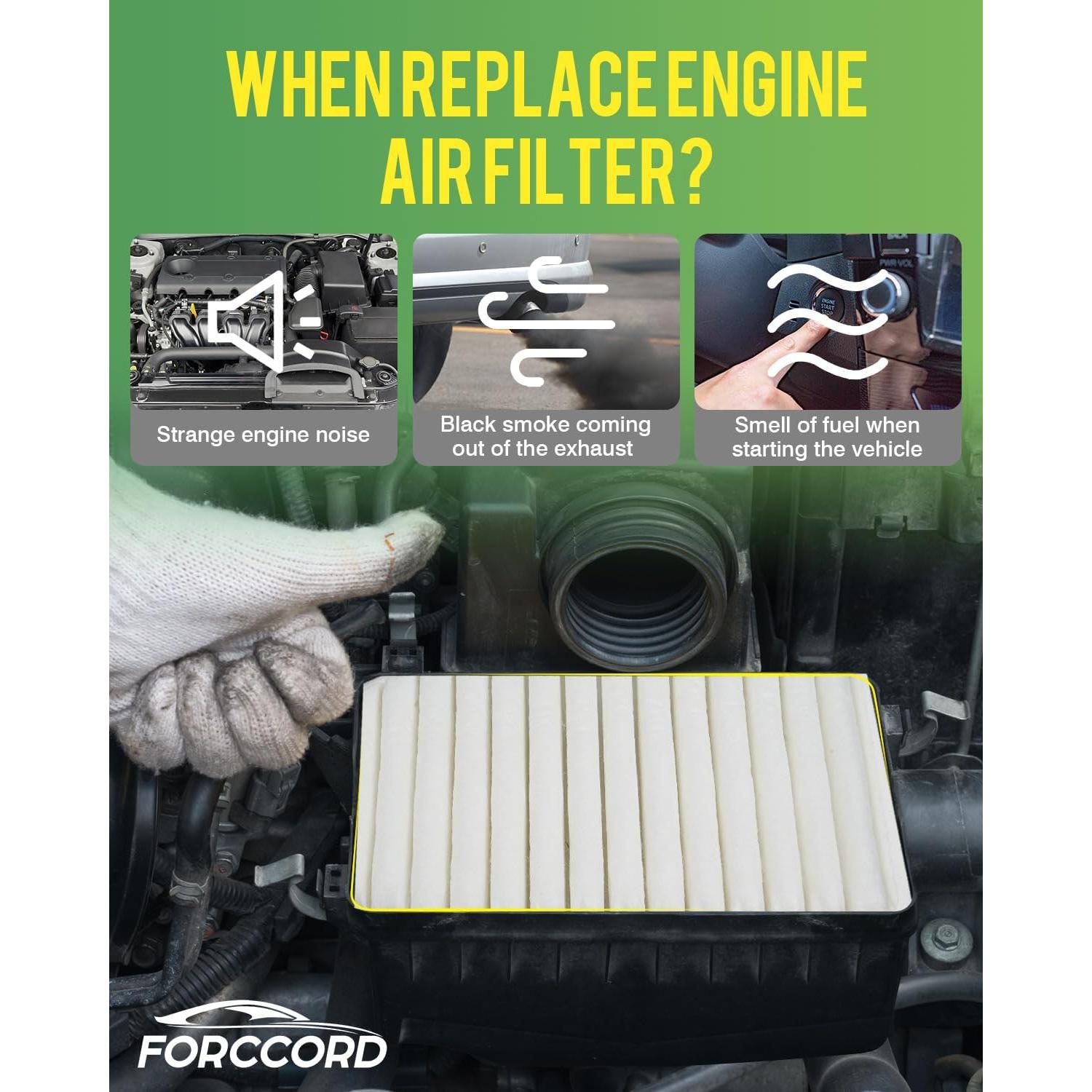 Filtro de aire Forccord CA10190 para Toyota Corolla 1.8L