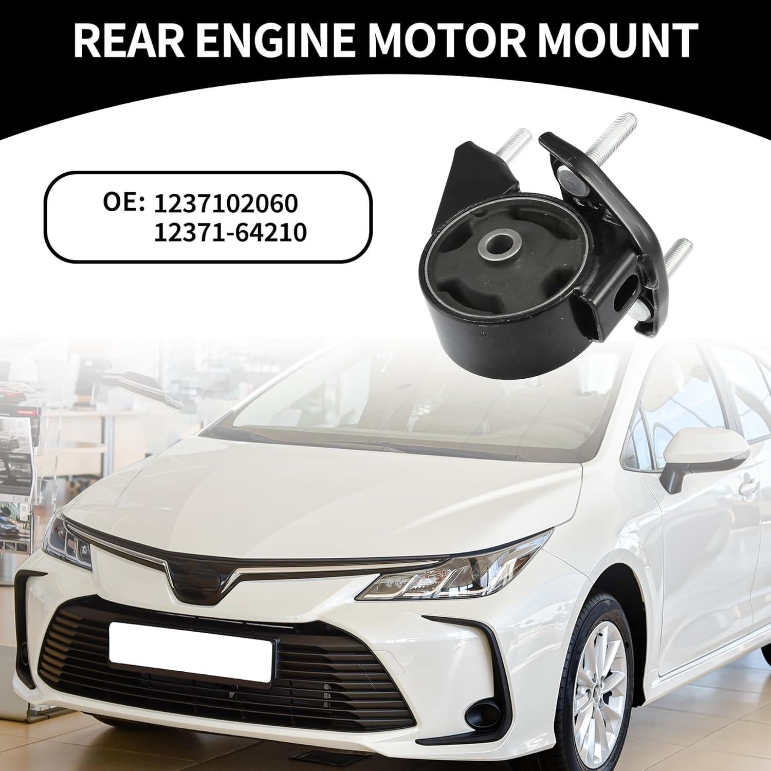 Soporte de Motor Trasero Partuto para Toyota Corolla 1.6L 1.8L 1993-1997