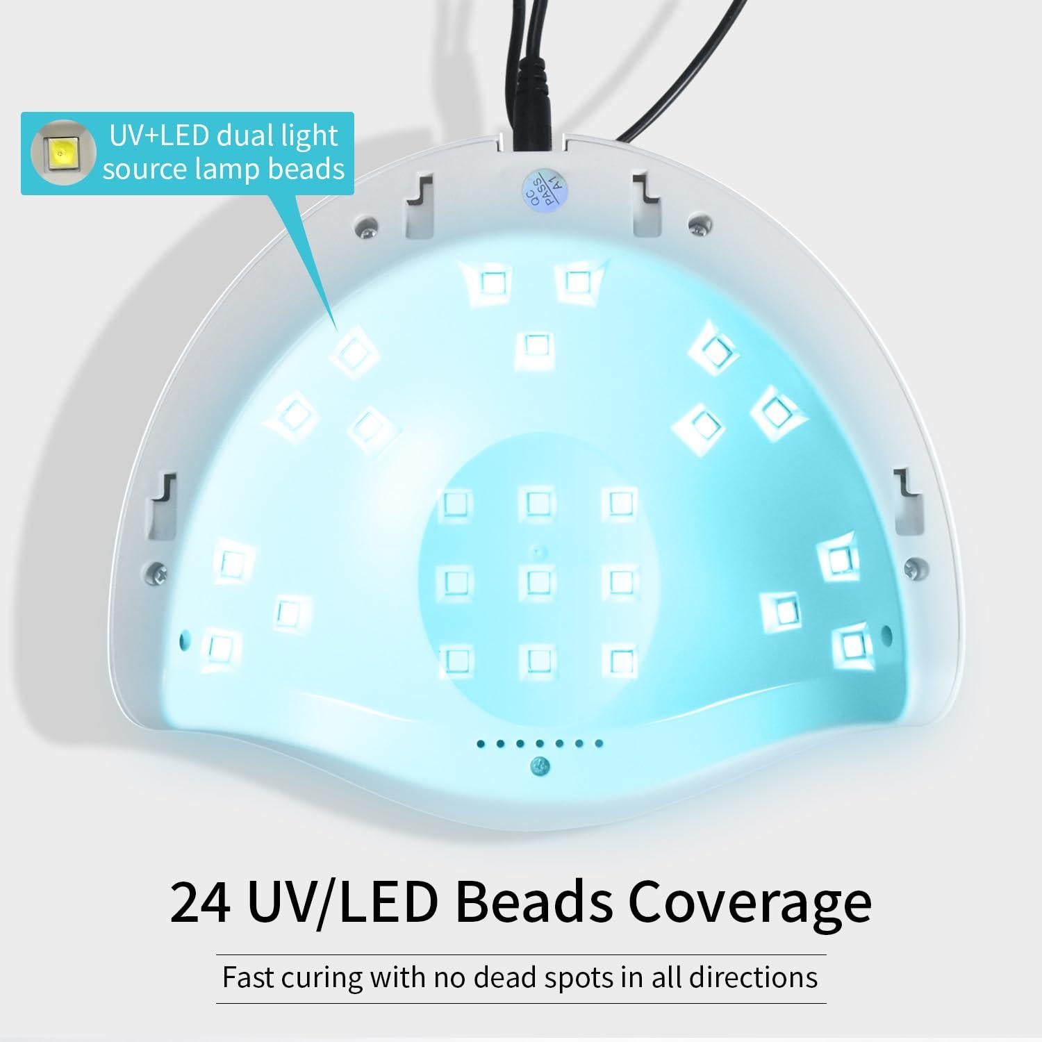 Lámpara de Uñas UV LED JODSONE X5M, Secador Automático