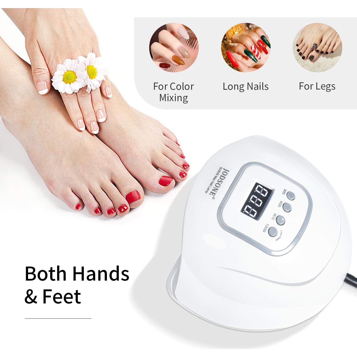 Lámpara de Uñas UV LED JODSONE X5M, Secador Automático