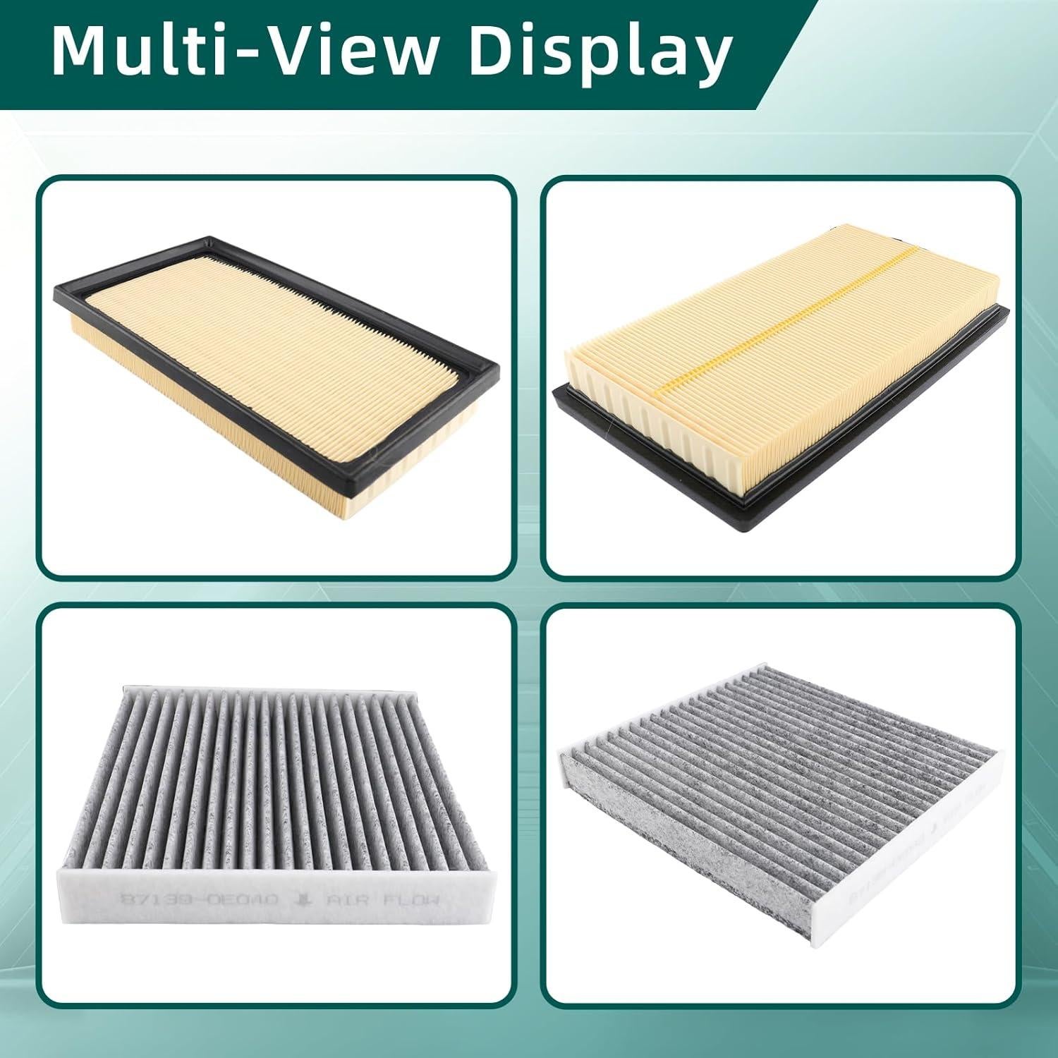 Combo Filtro de Aire Motor y Cabina AUTOKAY para Toyota y Lexus