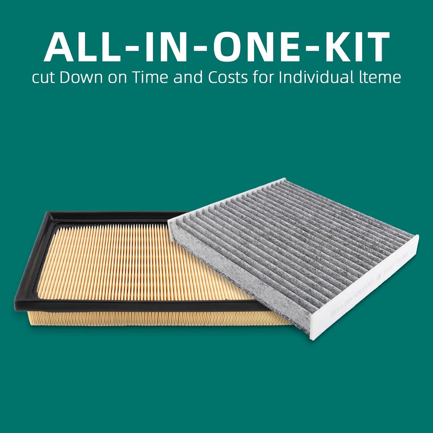 Combo Filtro de Aire Motor y Cabina AUTOKAY para Toyota y Lexus