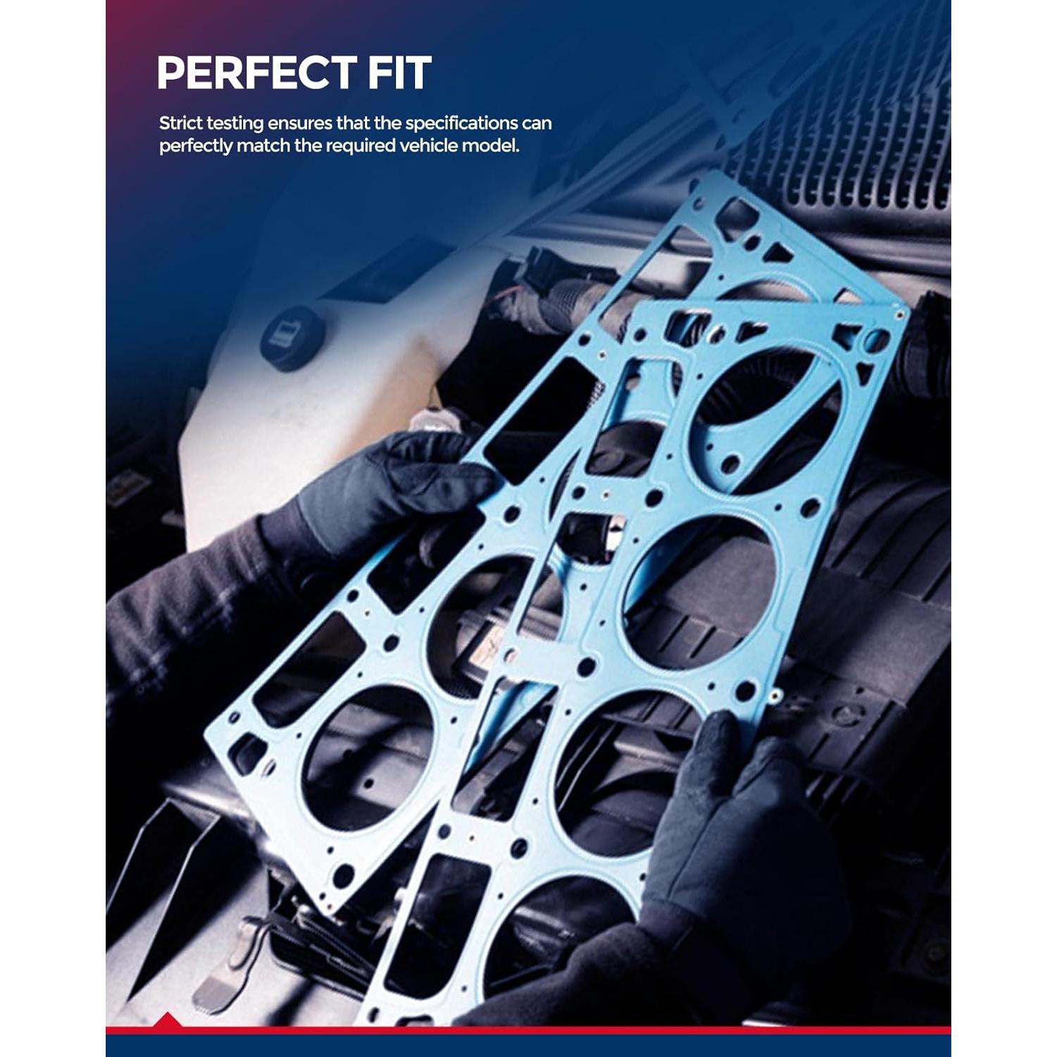 Juego de Junta de Culata KAX con 10 Tornillos para Toyota 1.8L