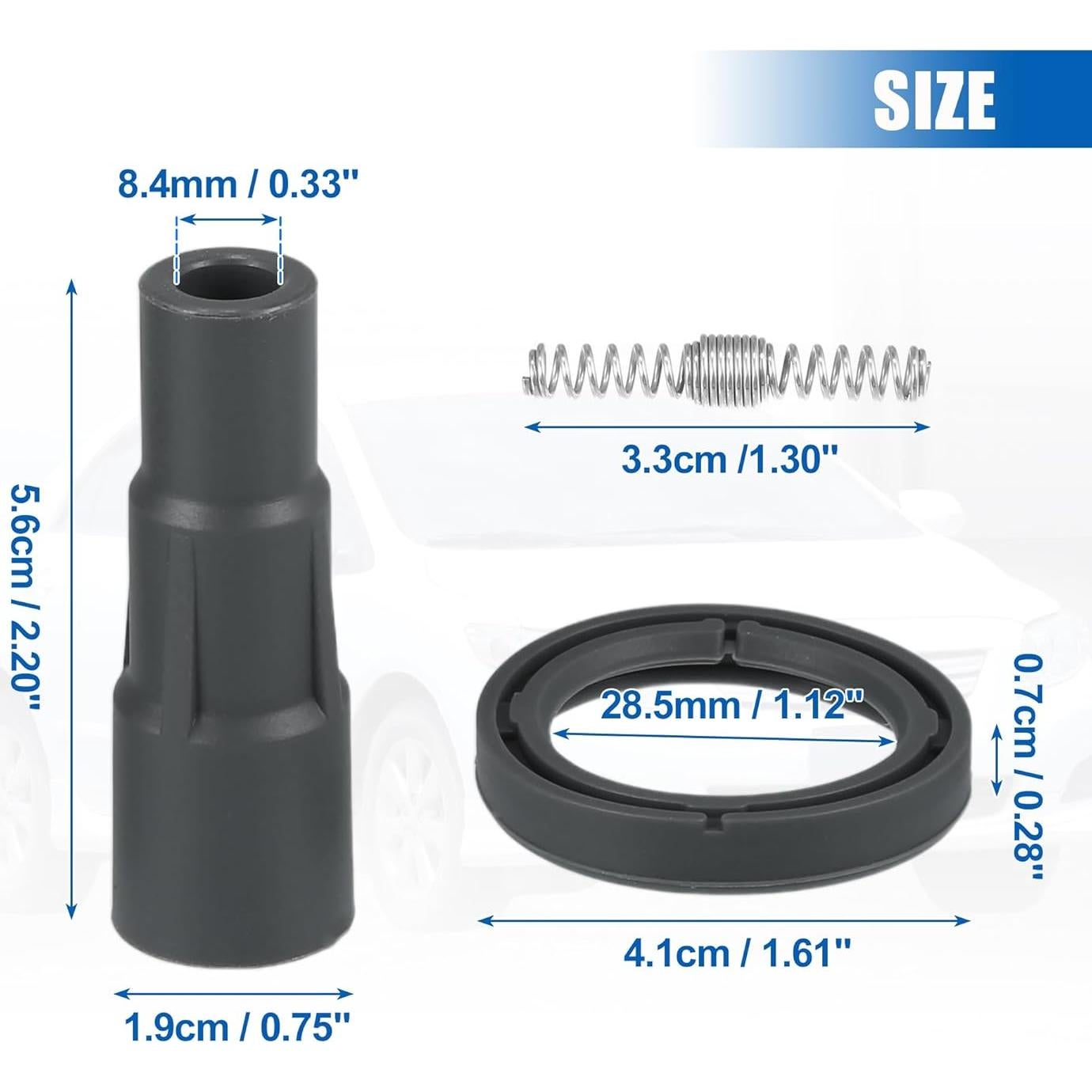 Kit de Bota de Bobina de Encendido uxcell 4 Set para Toyota