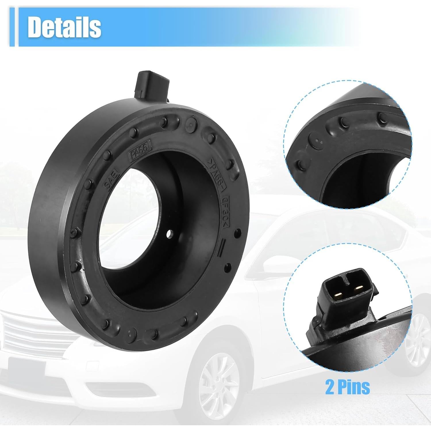 Bobina de Embrague de Compresor A/C X AUTOHAUX para Toyota