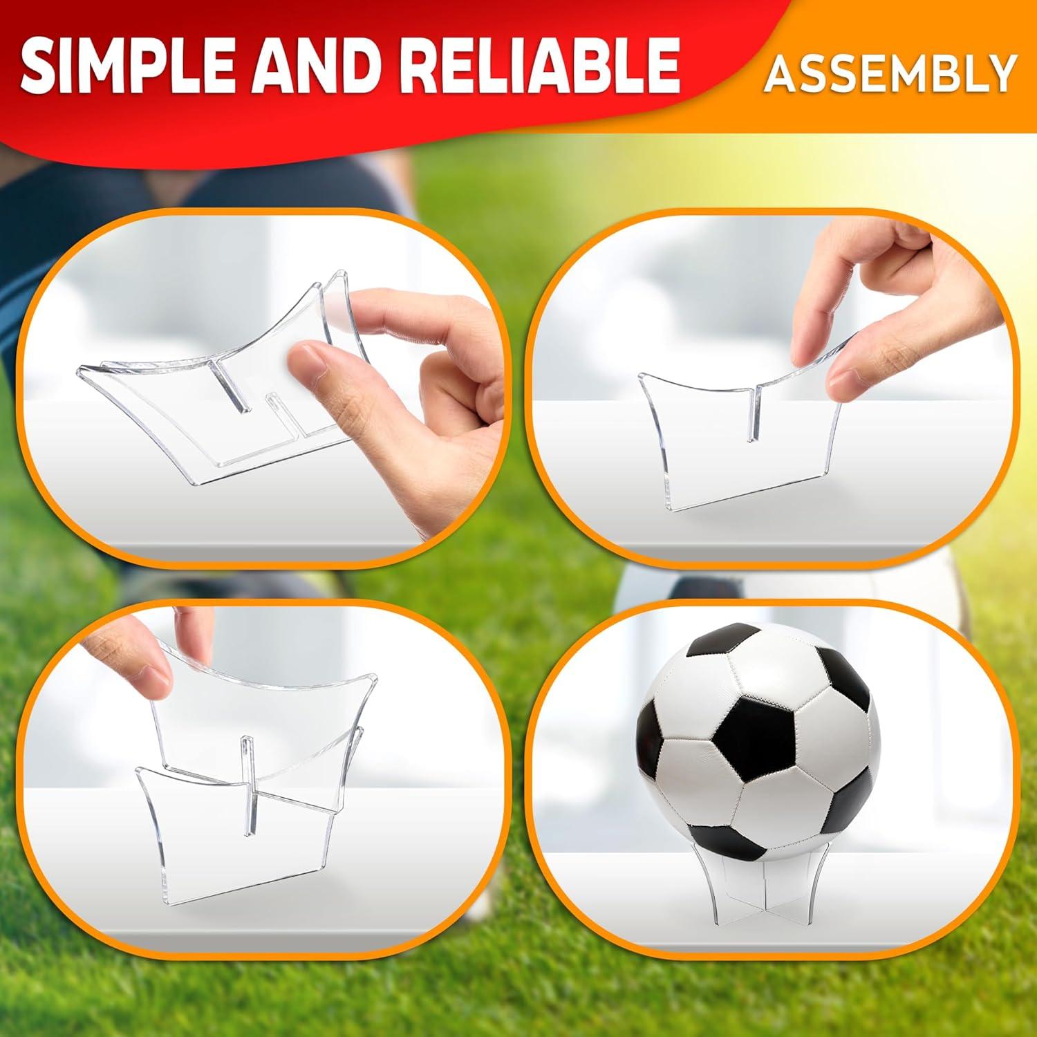 Soporte Acrílico para Balones de Fútbol - LIBERHAUS 6.6 cm