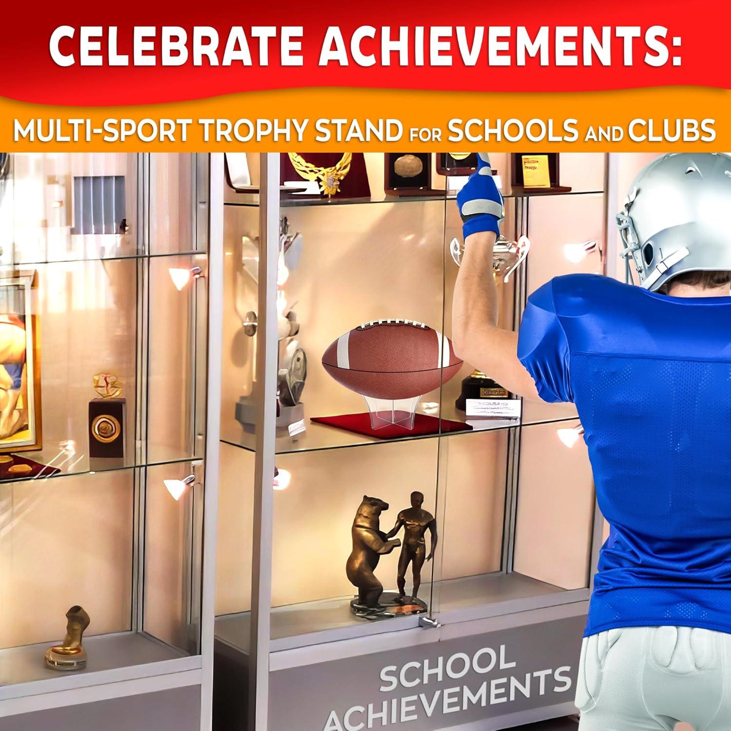 Soporte Acrílico para Balones de Fútbol - LIBERHAUS 6.6 cm