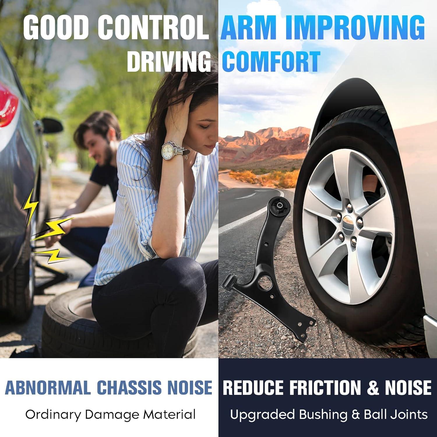 Kit de Suspensión 4 Piezas Youxmoto para Toyota Corolla 2003-2008