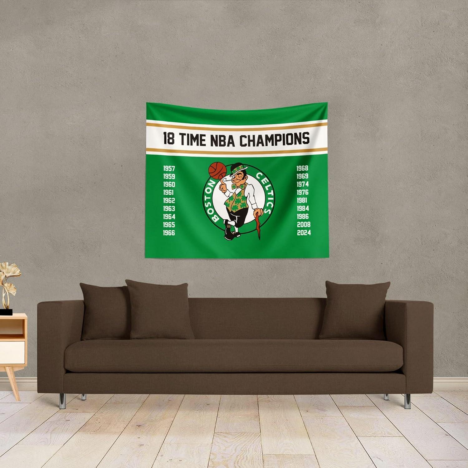 Tapiz Colgante NBA Boston Celtics 86x102 cm Poliester