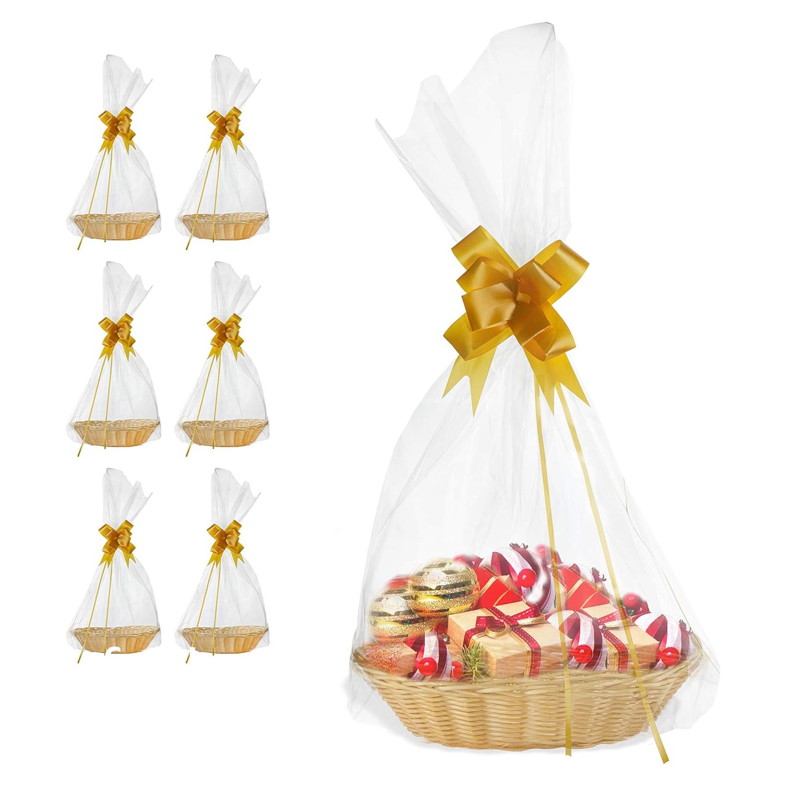 Juego de Cestas de Mimbre - Upper Midland - 6 Piezas 22x17 cm