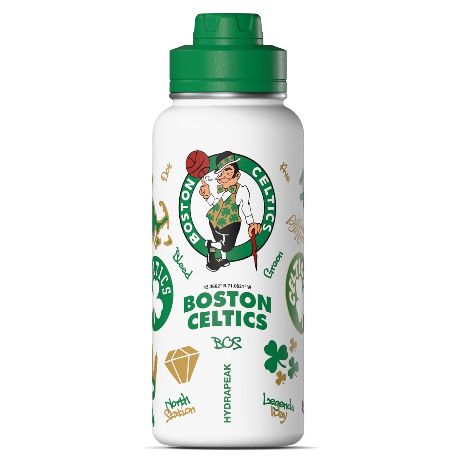Botella de Agua Hydrapeak NBA Celtics 0.95L Acero Inoxidable