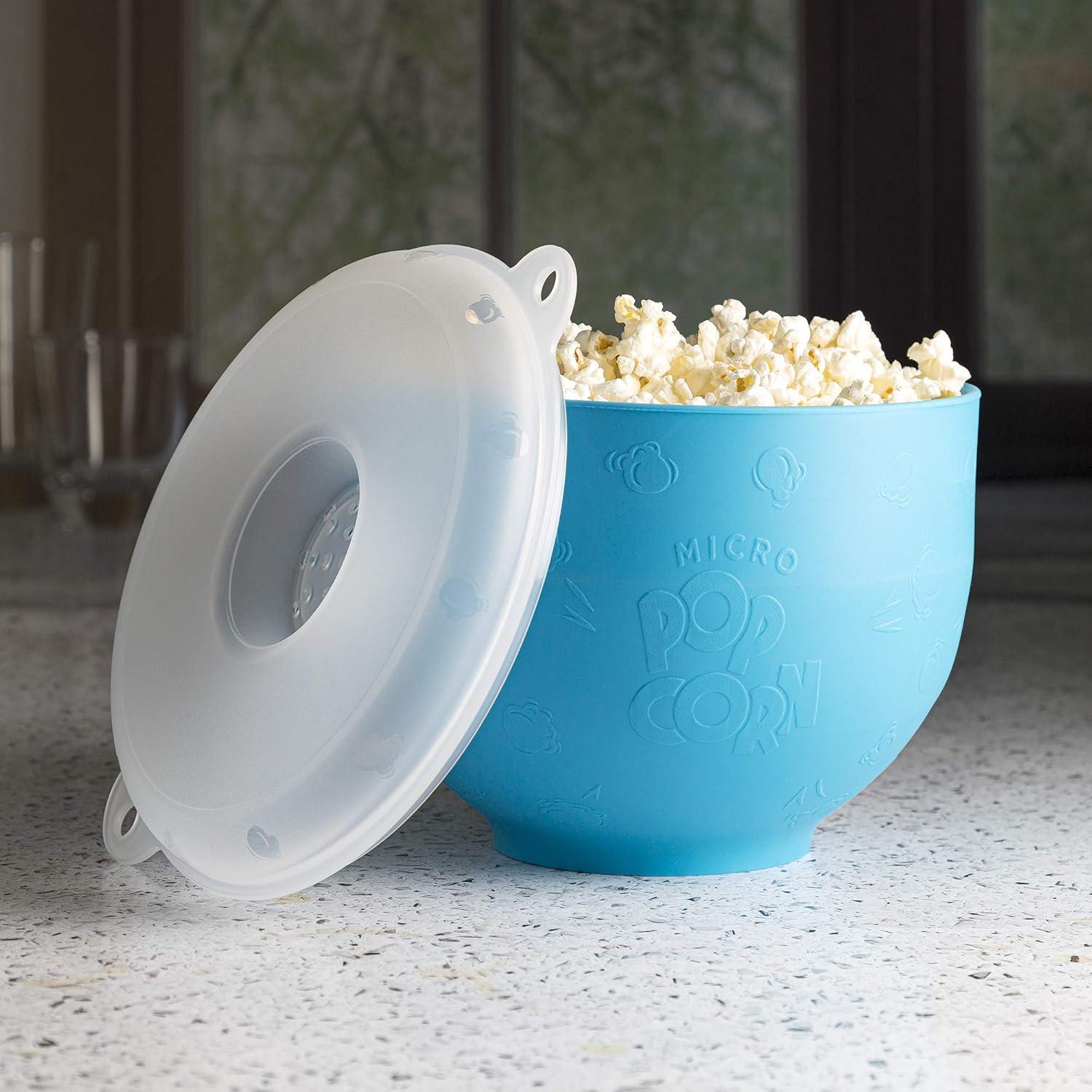 Popcorn Popper Goodful de Silicona Plegable 2.84L Azul