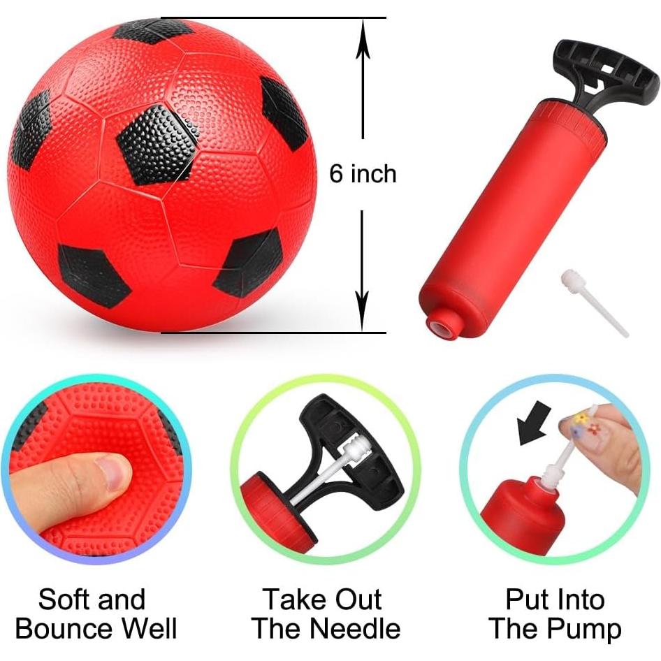 Bolas de Fútbol Mini Dilabnba 16 cm 6 Piezas con Bomba