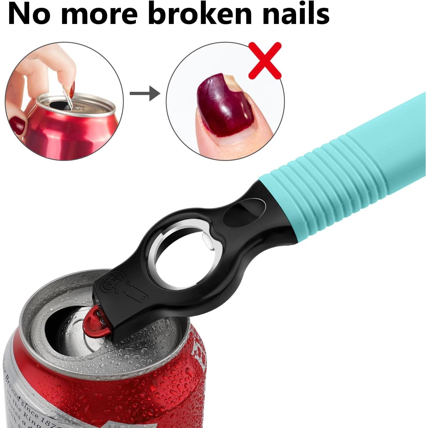 Abridor de Botellas y Latas DUNLAGUE 2 en 1 con Imán Aqua