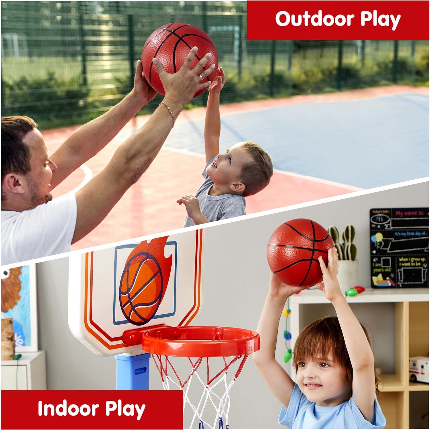 Juego de Baloncesto Ajustable JOYIN para Niños 2.5-3.5 ft