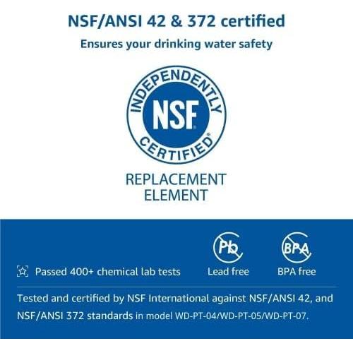 Filtro de Agua Waterdrop WD-PF-01A Plus Certificado NSF