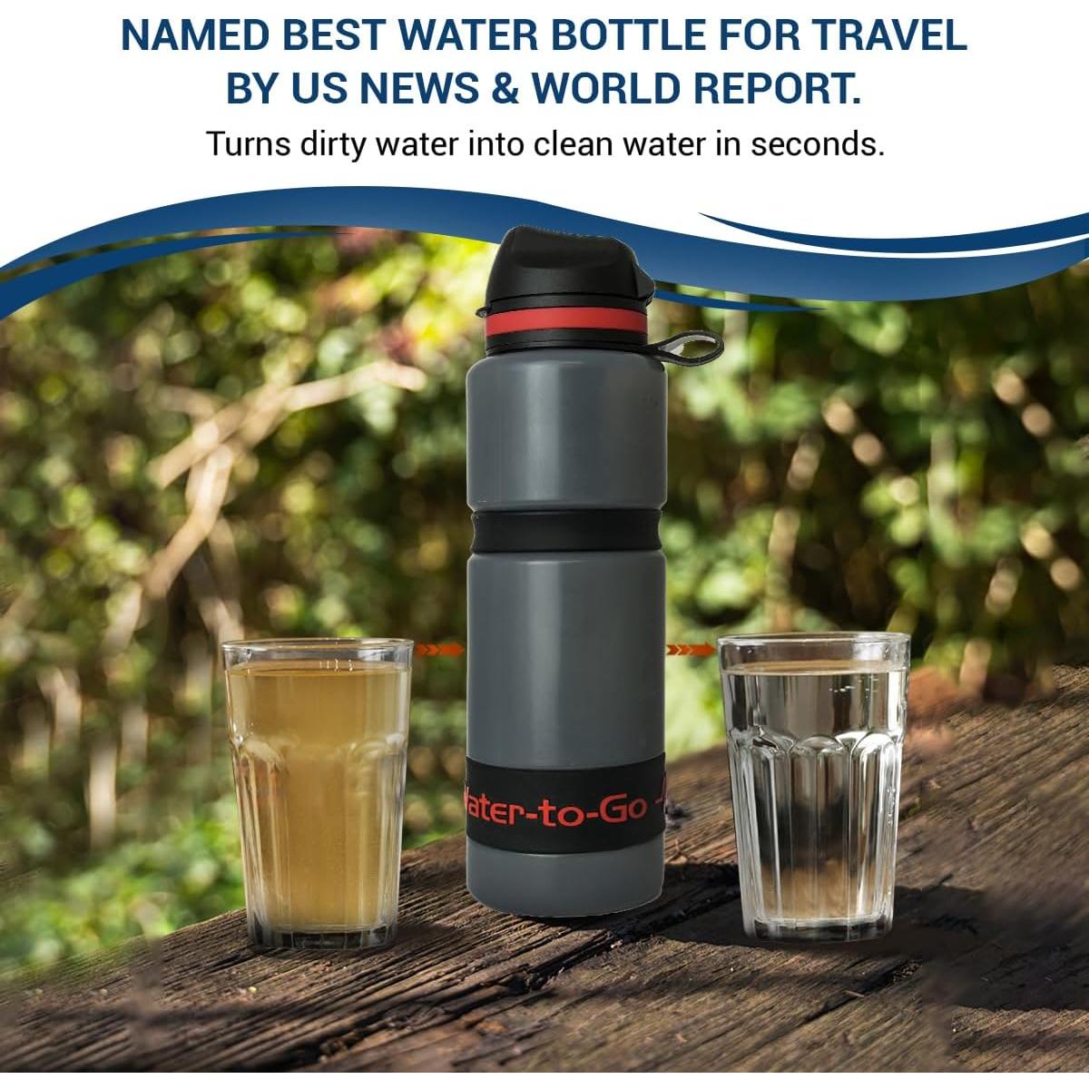 Botella Purificadora WATER TO GO Active75 750ml Bioplástico