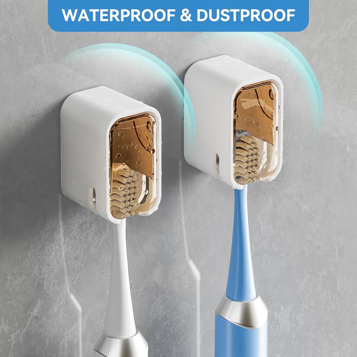 Soporte para Cepillos de Dientes MOPMS 2PCS Montaje en Pared