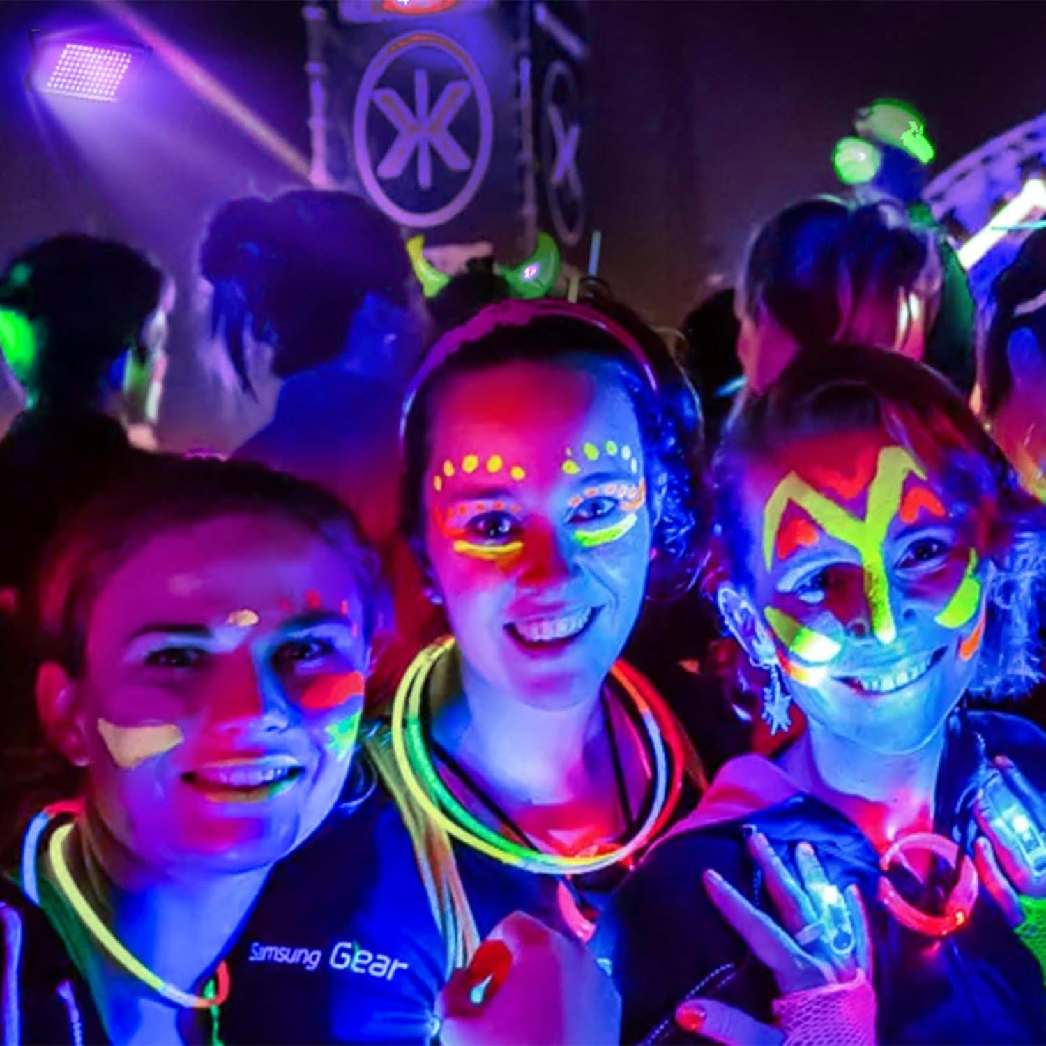 Proyector UV 100W Glostars IP66 Luz Negra 395nm 2 Paquetes