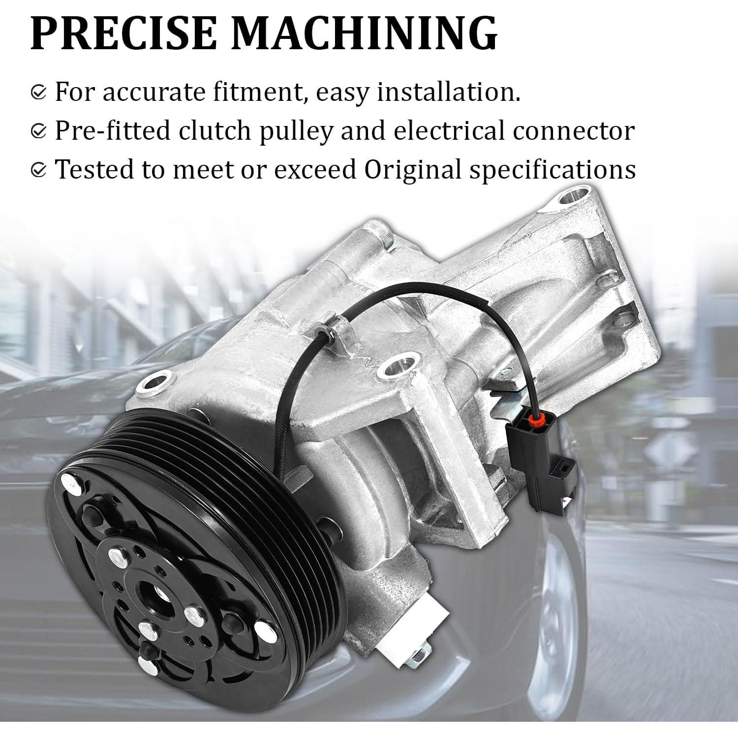 Compresor de aire acondicionado QuenPenge EH466 para Mazda y Toyota