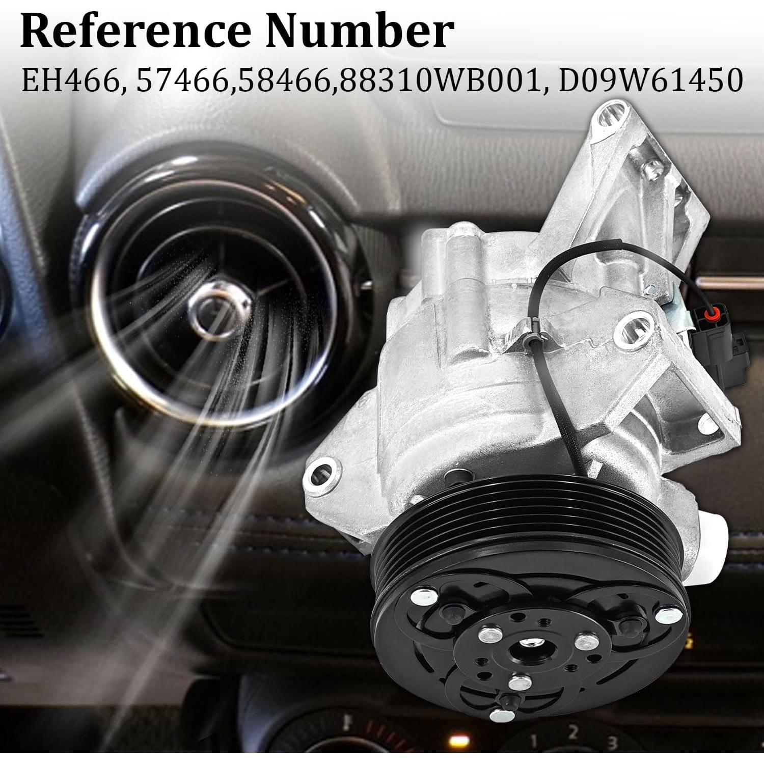 Compresor de aire acondicionado QuenPenge EH466 para Mazda y Toyota