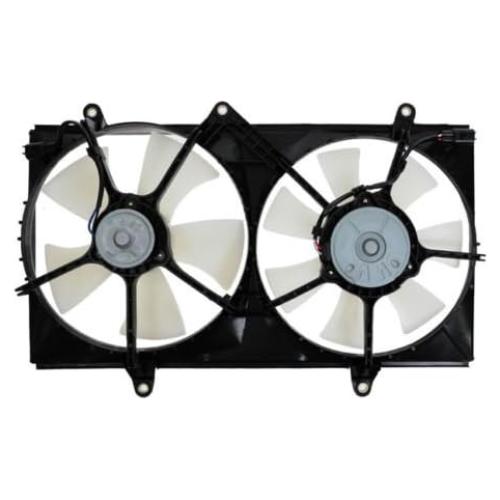 Conjunto Ventilador Radiador y Condensador Doble Pacific Best