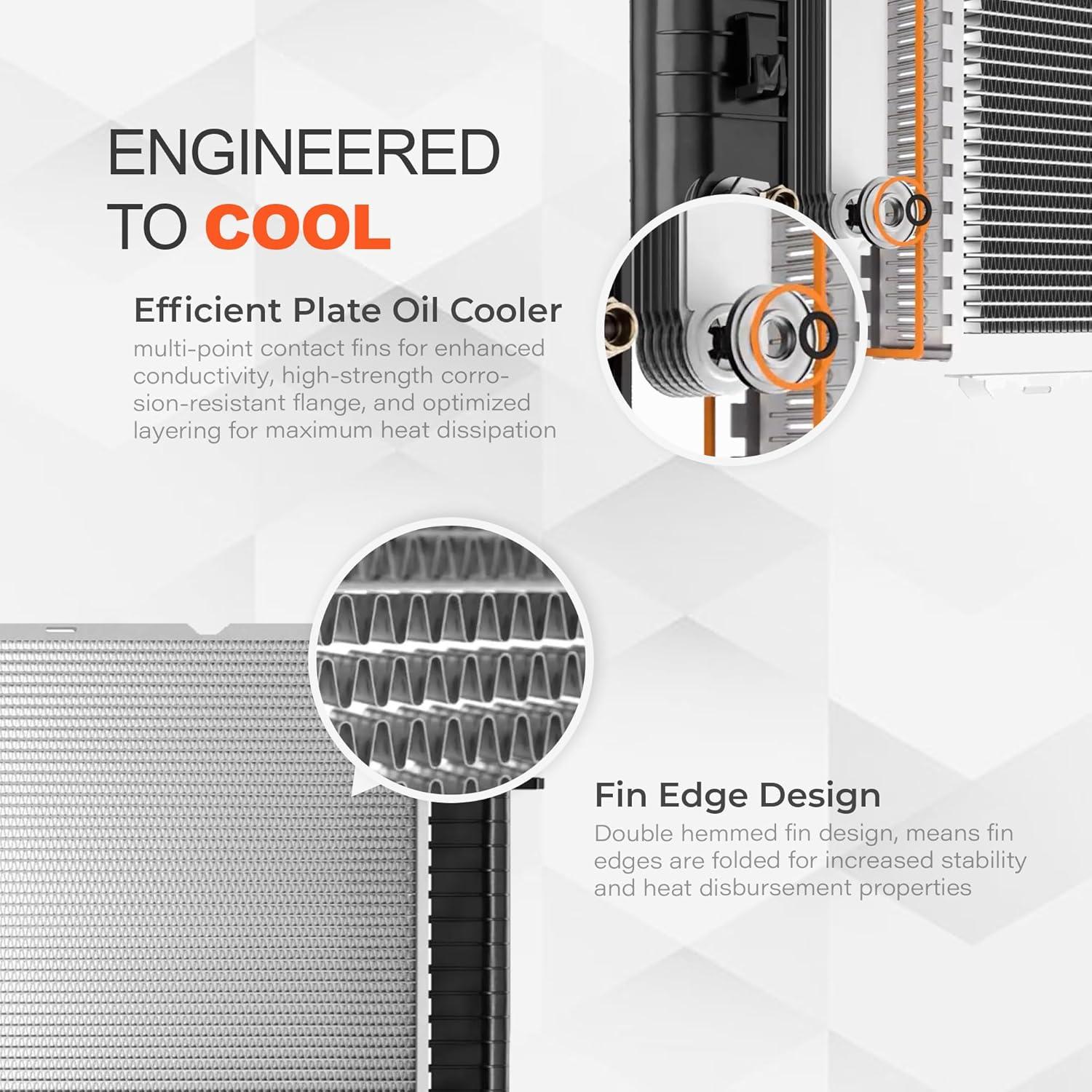 Radiador Klimoto para Toyota Camry 1992-1996 2.2L L4