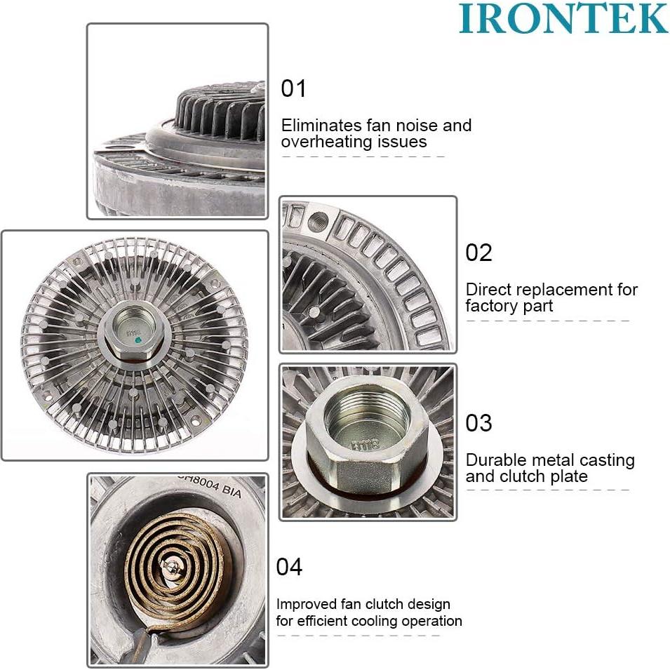 Embrague Ventilador IRONTEK 078121350A para Audi y VW
