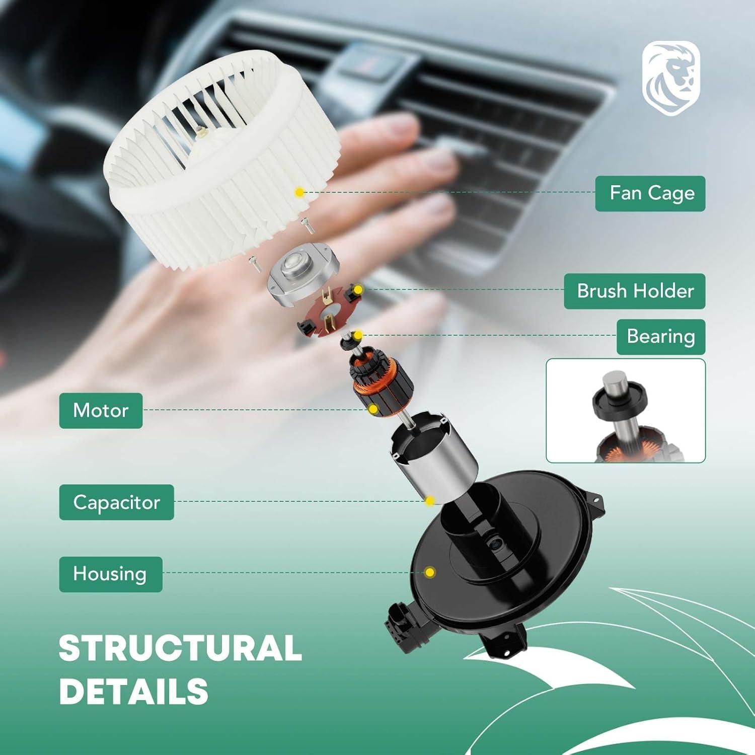 Motor de Ventilador HVAC YHTAUTO para Toyota Yaris 2007-2012