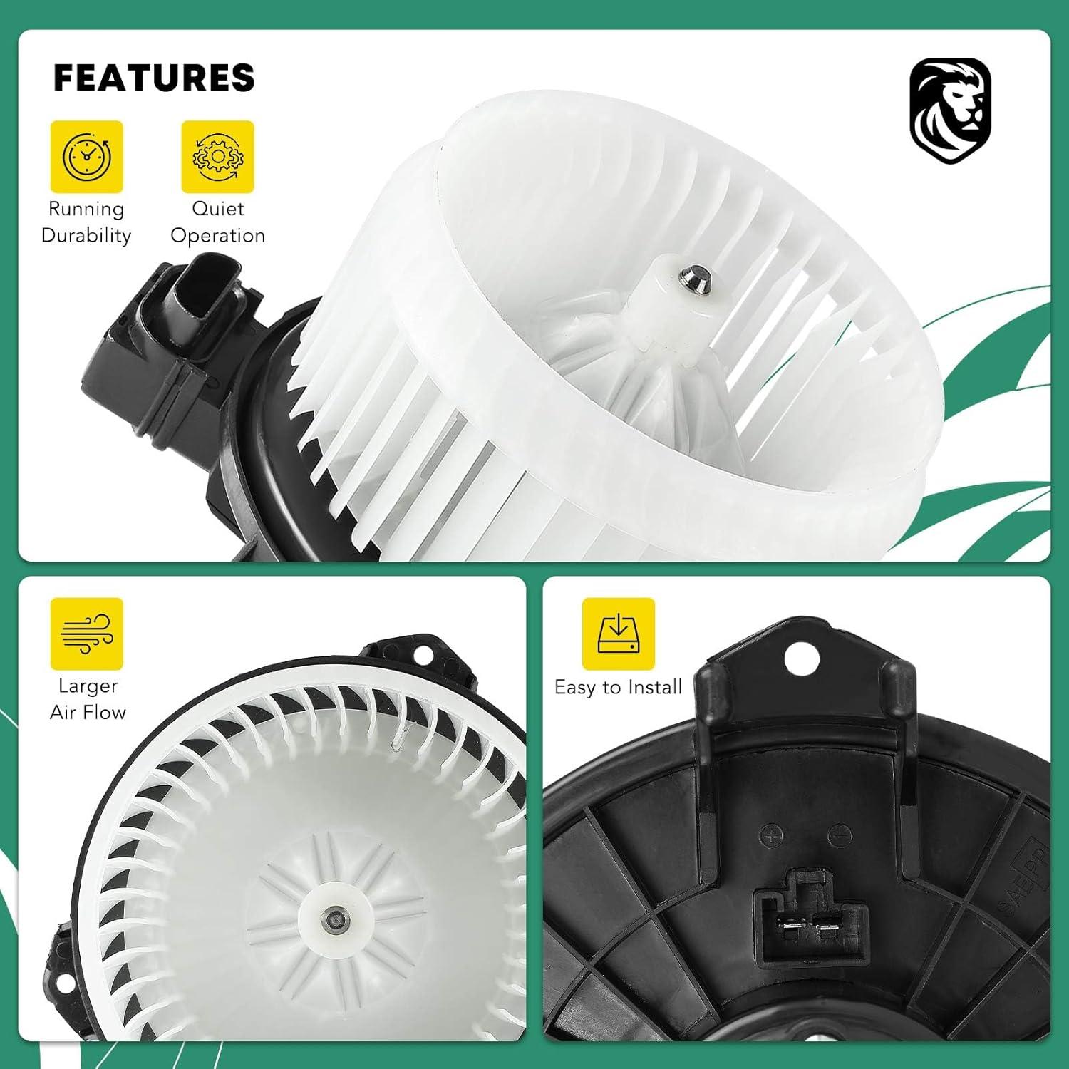 Motor de Ventilador HVAC YHTAUTO para Toyota Yaris 2007-2012