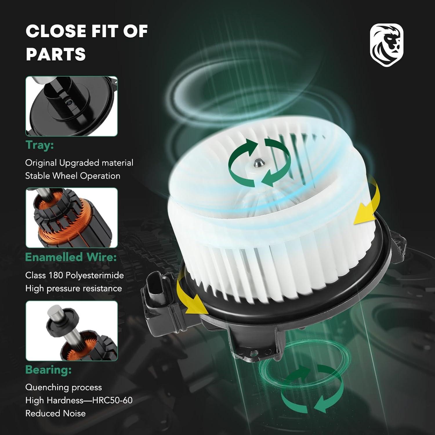 Motor de Ventilador HVAC YHTAUTO para Toyota Yaris 2007-2012