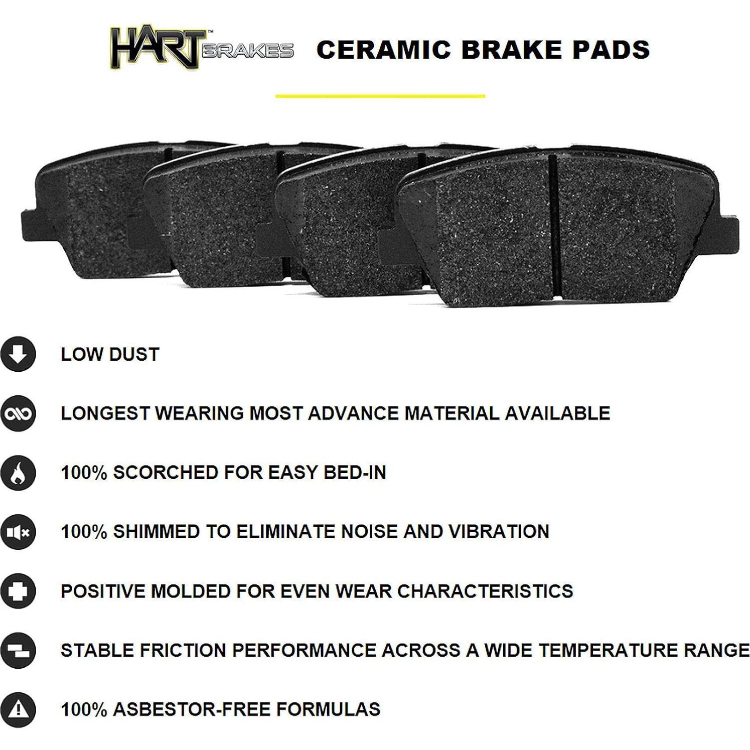 Kit de Frenos Delanteros Hart Brakes Cerámicos para Toyota Corolla