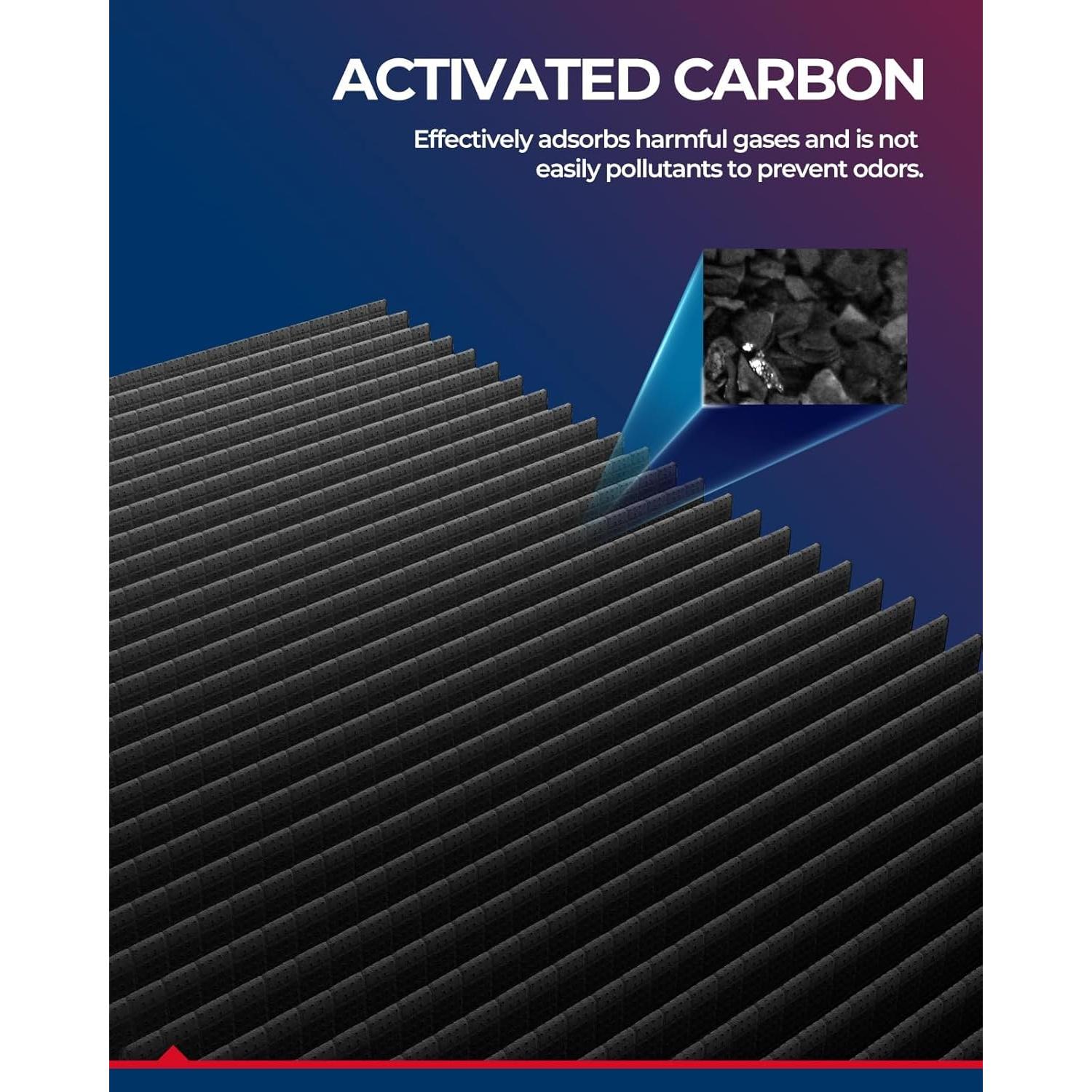 Filtro de Aire de Cabina KAX CF12140 para Yaris y MZD CX-3