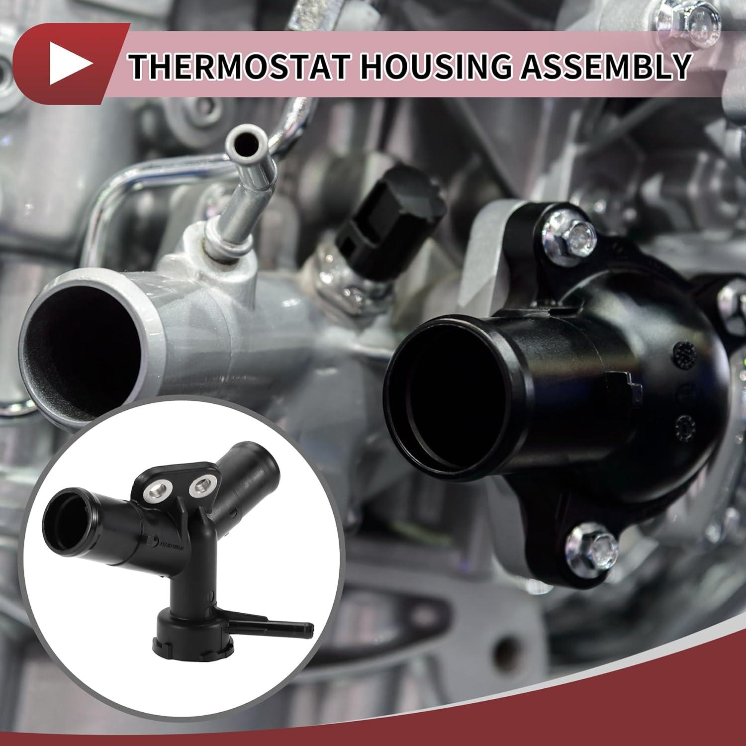 Conjunto de Carcasa de Termostato HEROFFIX para Toyota Yaris 2007-2018