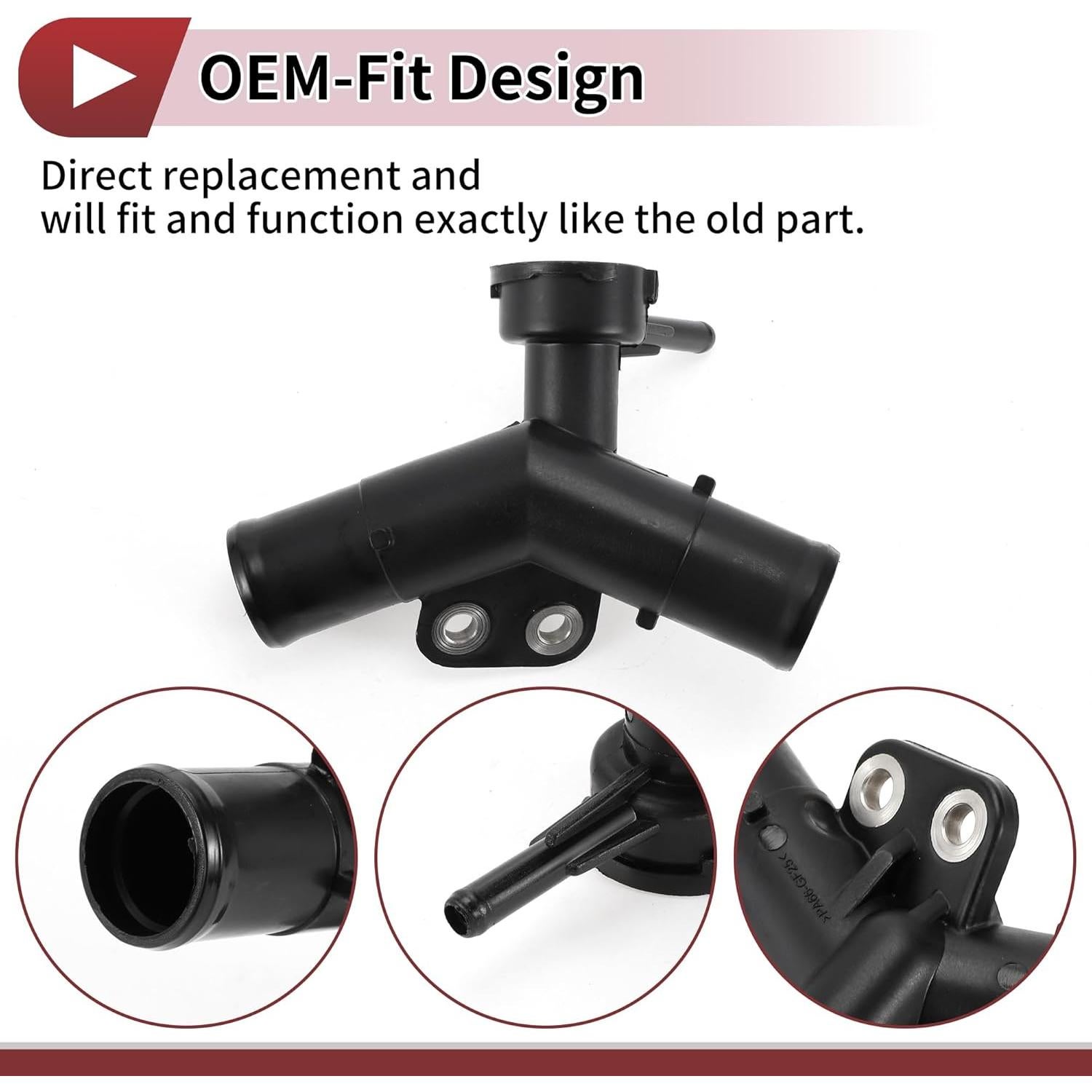 Conjunto de Carcasa de Termostato HEROFFIX para Toyota Yaris 2007-2018