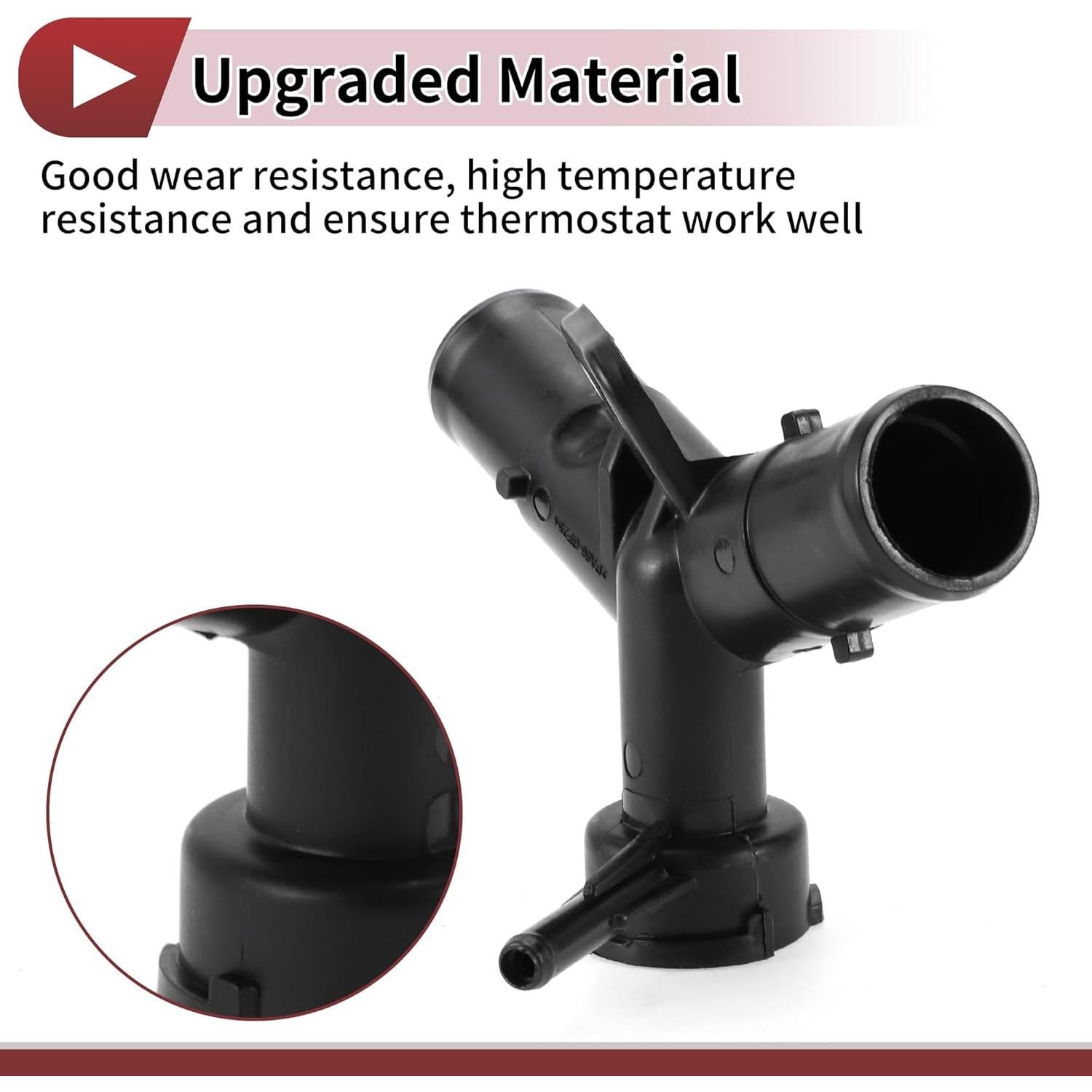 Conjunto de Carcasa de Termostato HEROFFIX para Toyota Yaris 2007-2018