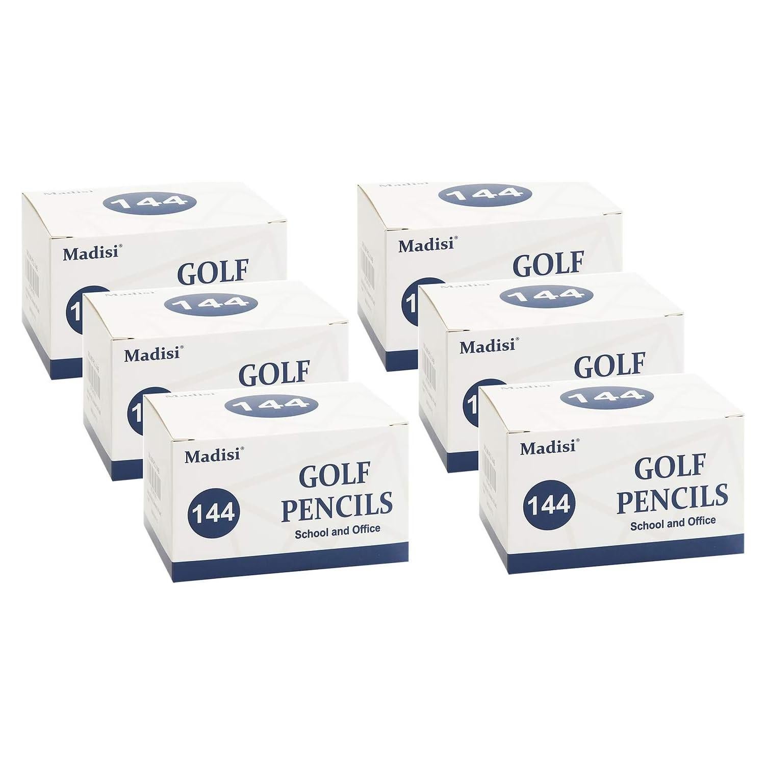 Lápices de Golf Madisi Mini #2 HB 8,89 cm 864 unidades