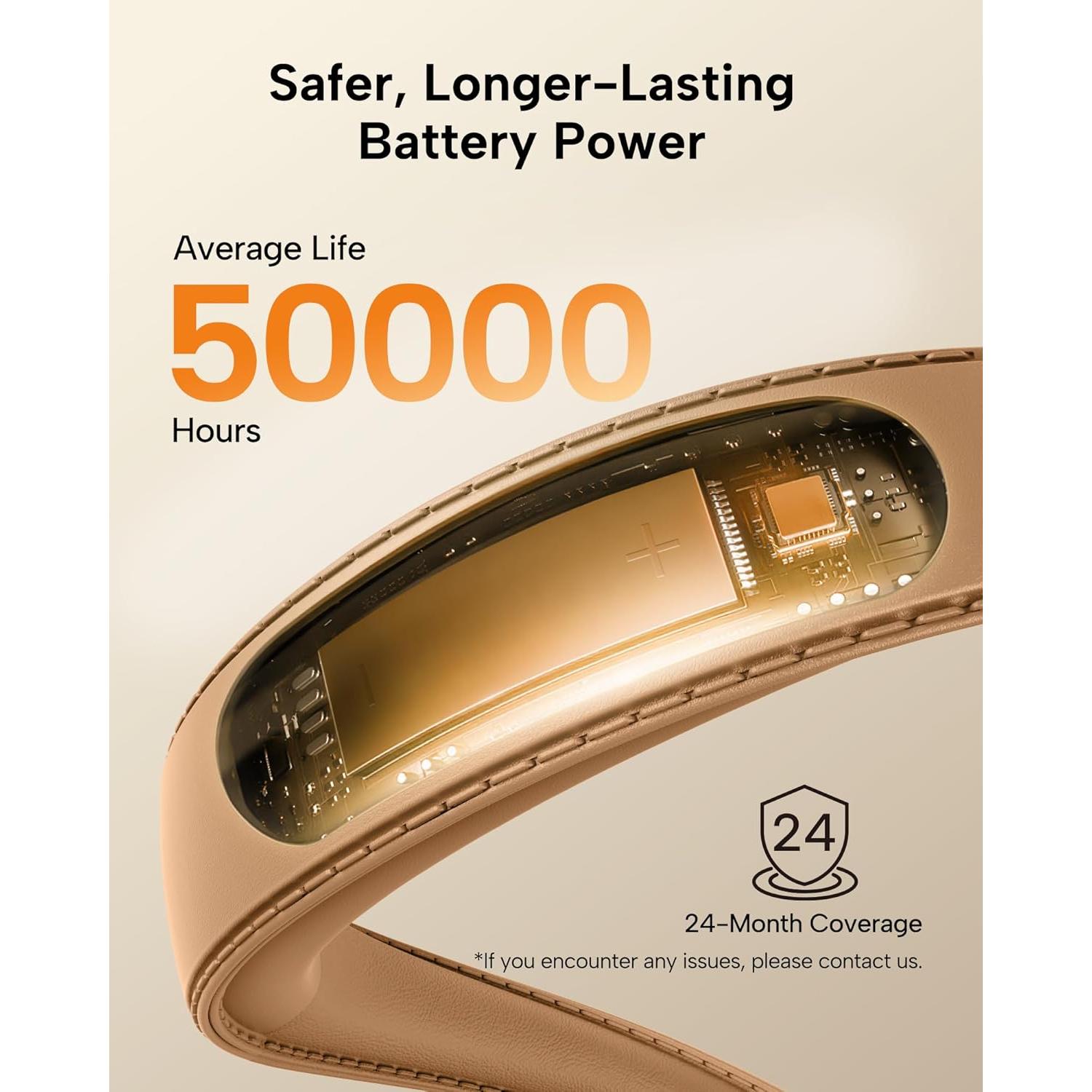 Luz de Lectura LED para el Cuello Enclize, 3 Colores, 9 Brillos