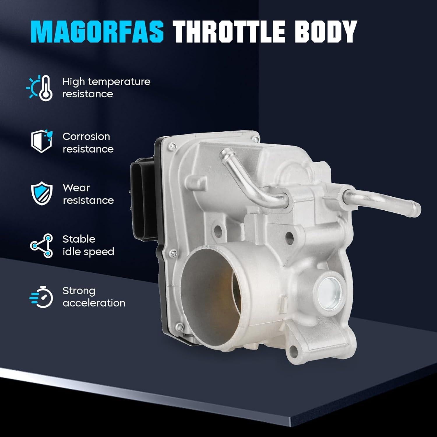 Cuerpo de Aceleración Electrónico Magorfas para Toyota Yaris 1.5L 2006-2019