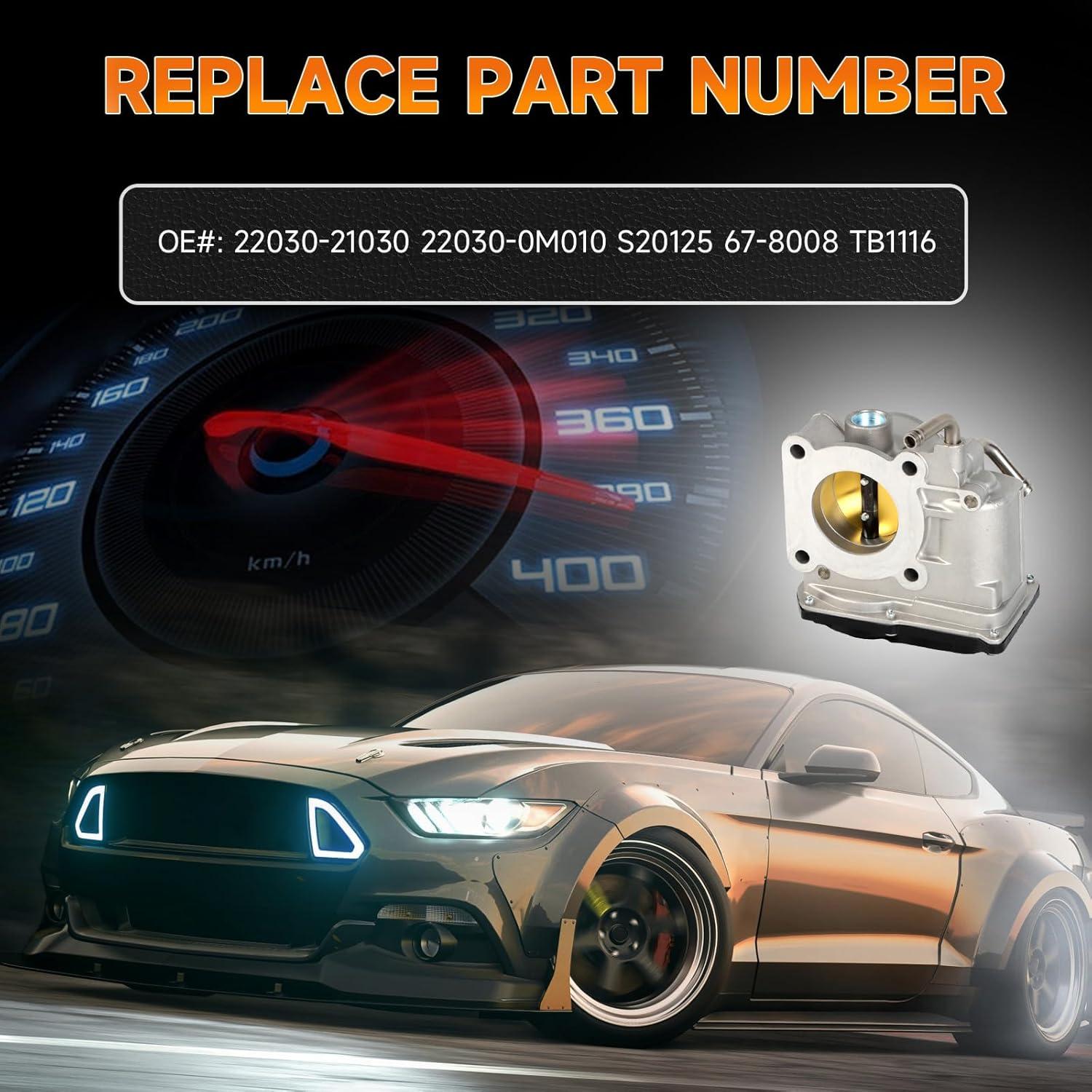 Cuerpo de Aceleración Electrónico INGKAN 22030-21030 Toyota Yaris 1.5L