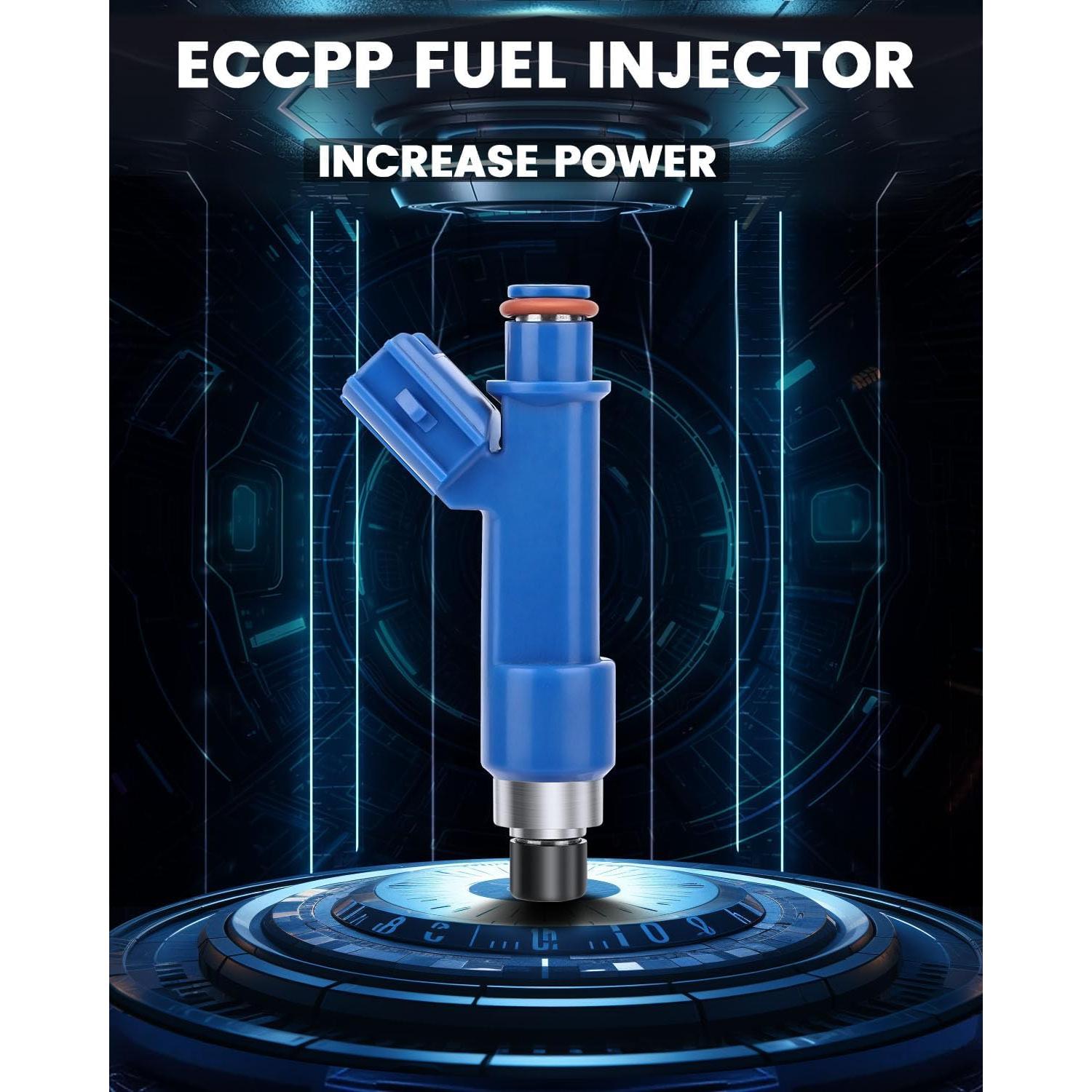 Inyectores de Combustible ECCPP 4 pcs para Toyota Yaris 1.5L