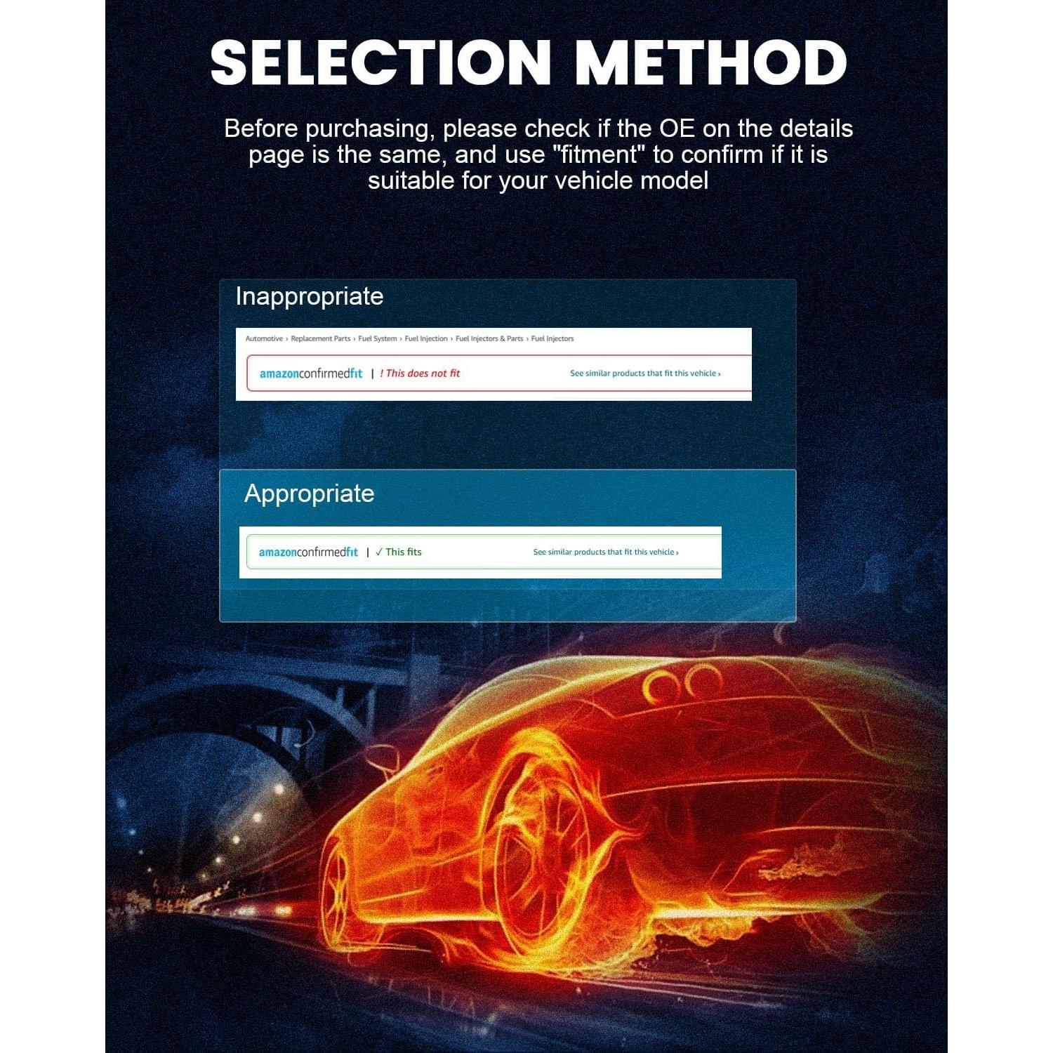 Inyectores de Combustible ECCPP 4 pcs para Toyota Yaris 1.5L