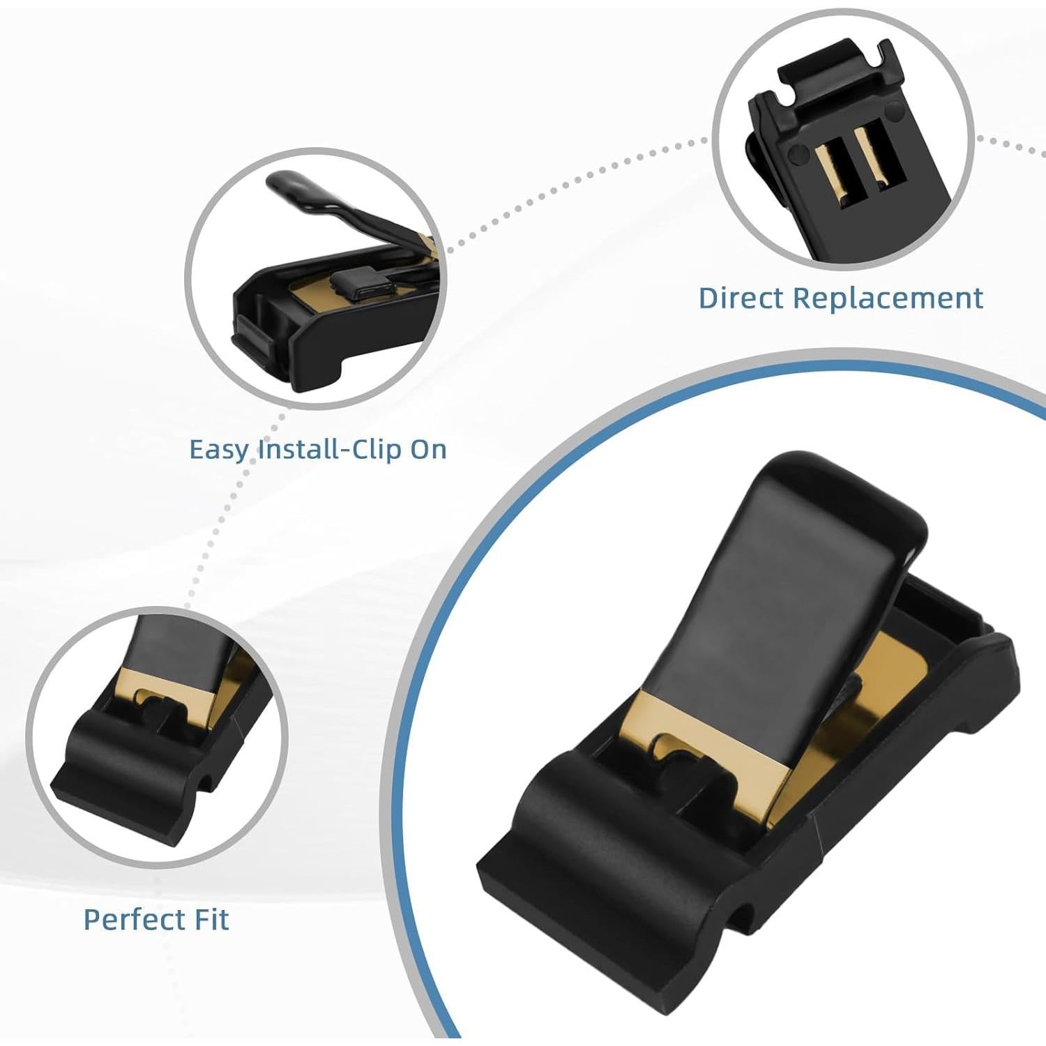 Clip de Resorte de Puerta de Combustible Unifizz para Toyota y Lexus