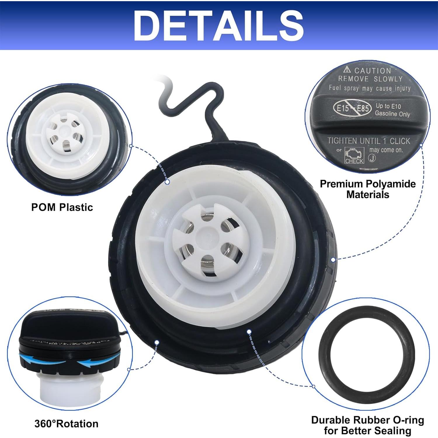Tapa de Gas Maxsolve 77300-06040 para Toyota y Lexus