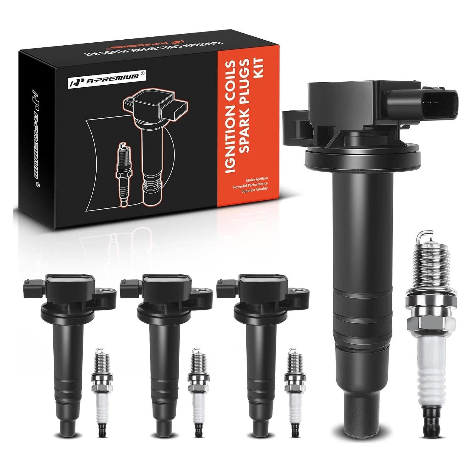Conjunto A-Premium 4 Bobinas Encendido y Bujías Iridio Toyota
