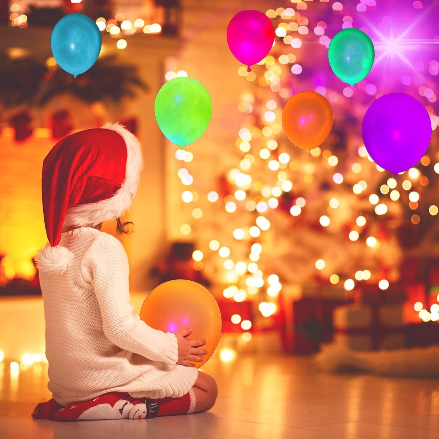 100 Globos Neón Brillantes GYIPFIPA para Fiestas UV 30.48 cm