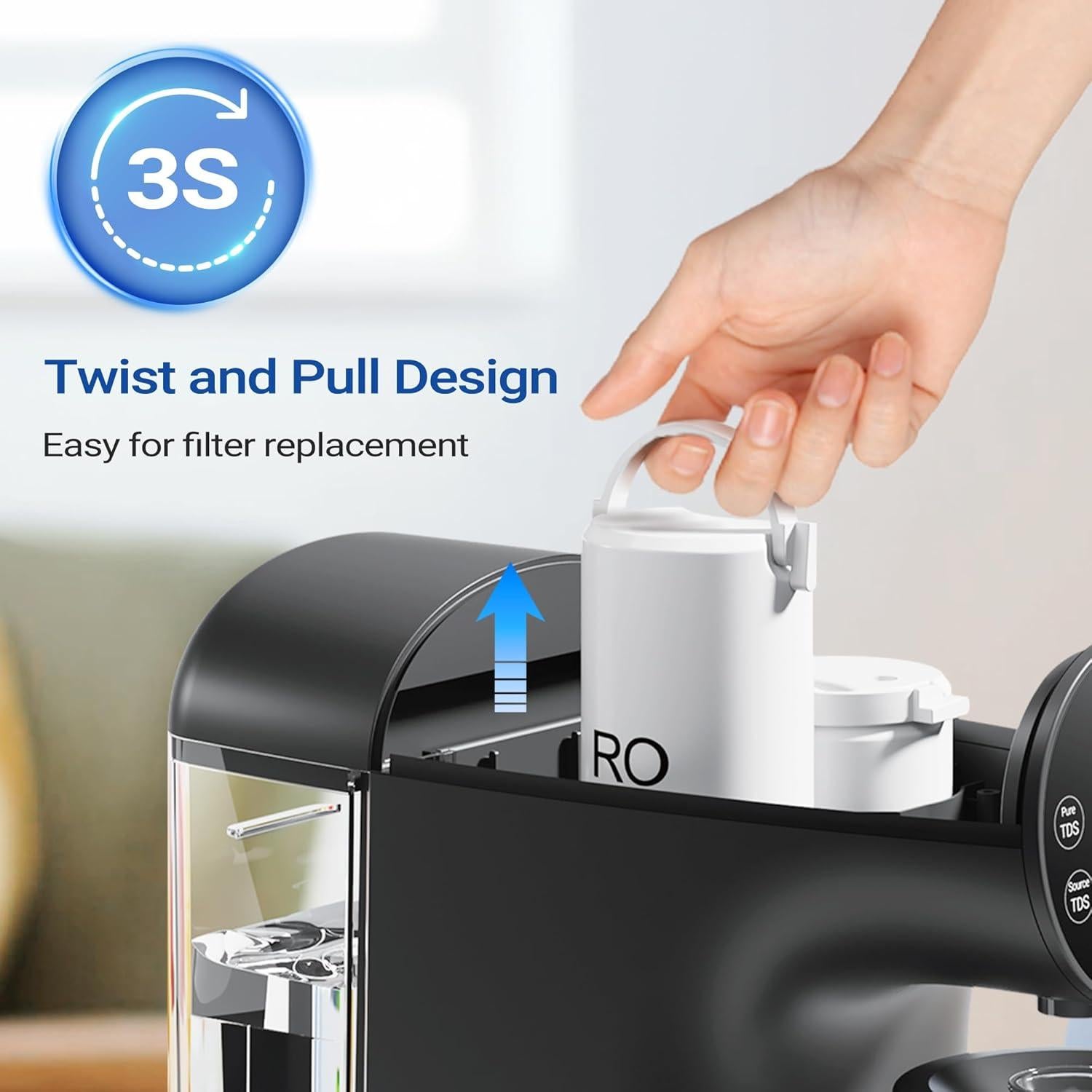 Purificador de Agua Ecoviva WP-RO-200G 5 Etapas Sin Instalación