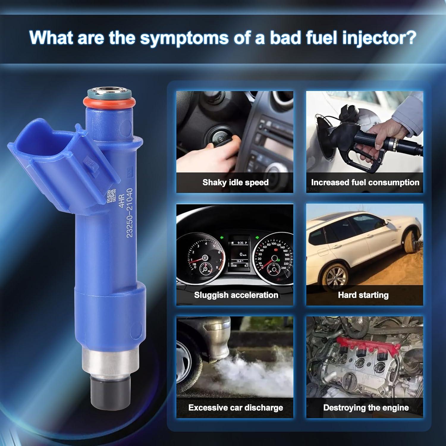 Juego de inyectores de combustible FIREMOTOO 4 unidades 12 agujeros