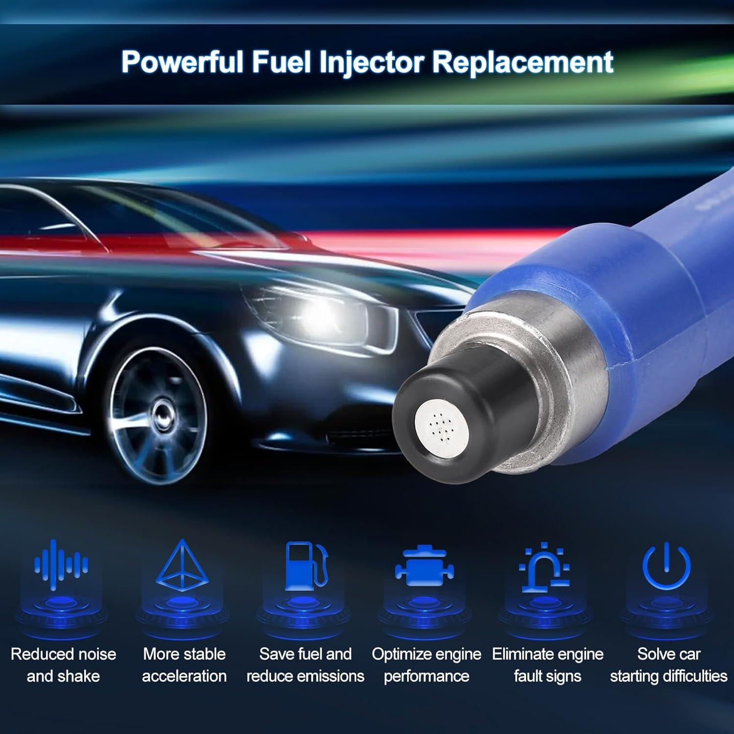 Juego de inyectores de combustible FIREMOTOO 4 unidades 12 agujeros