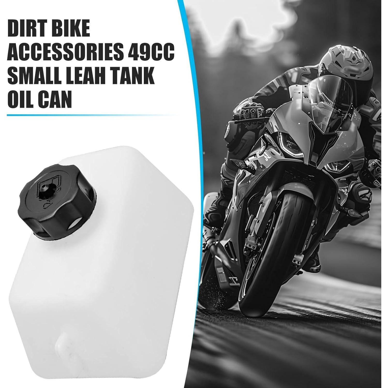 Tanque de Combustible Plástico Getfay para Motocicleta 43cc-49cc